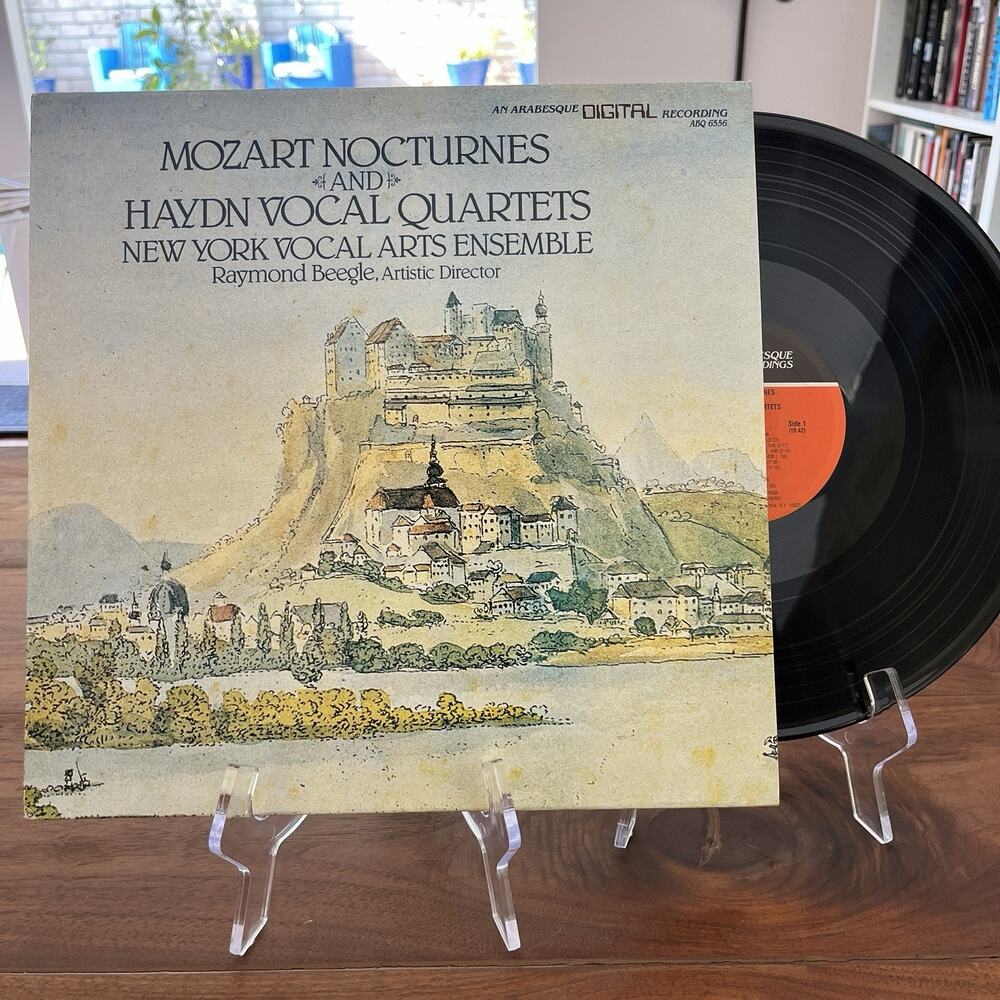 Mozart Nocturnes & Haydn Vocal Quartets Vinyl LP 1986 Arabesque ABQ 6556